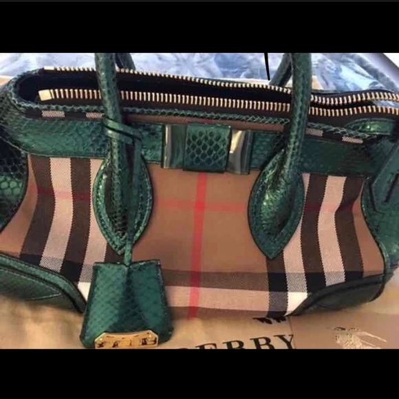 Burberry Prorsum the Blaze Bag with Python Trim - Picture 3 of 14